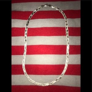 925 silver flat with design